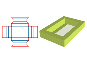 display box packaging design,foot-lock packaging box,international standard box type